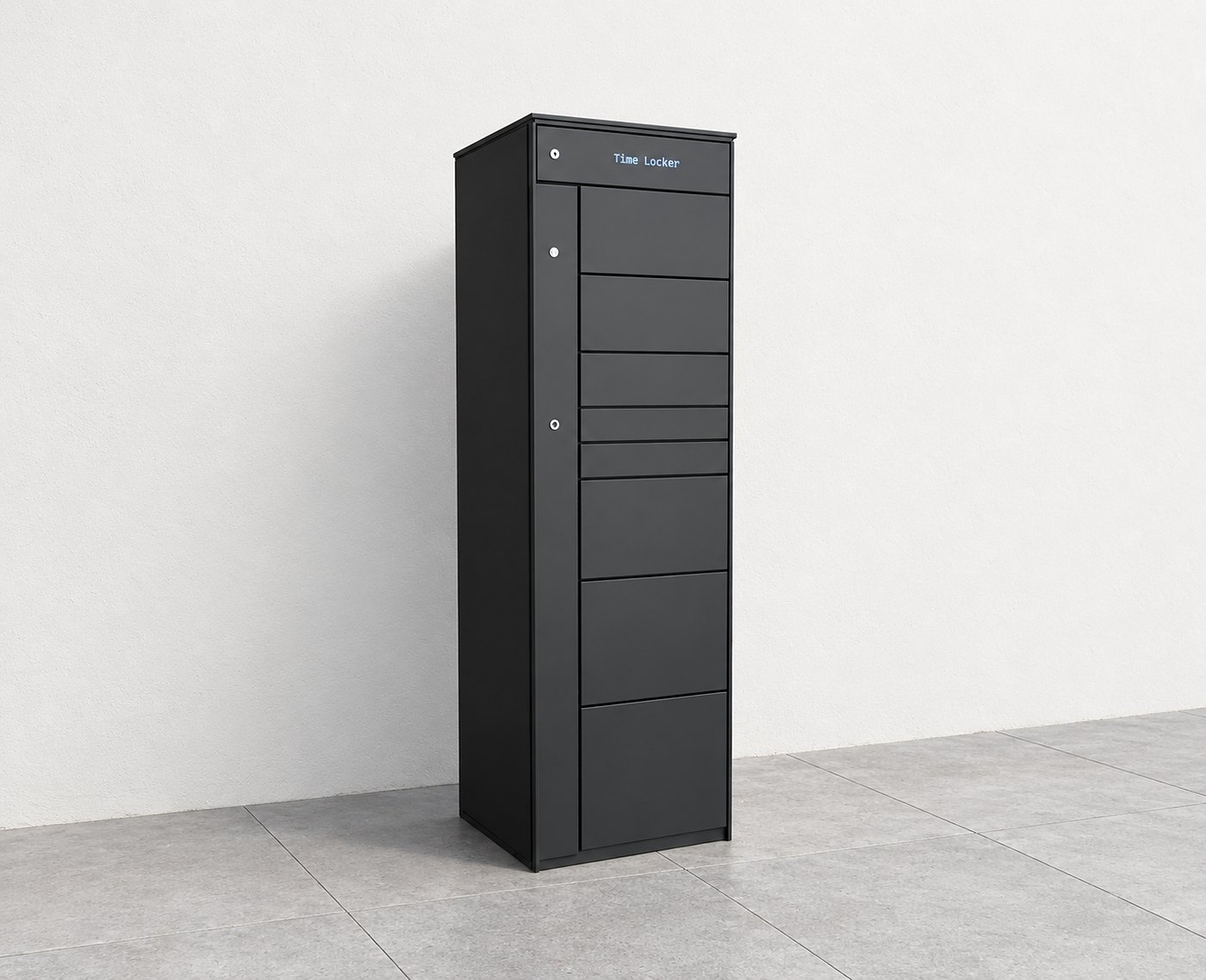 Uski Time Locker paketomat s jednim stupcem pretinaca