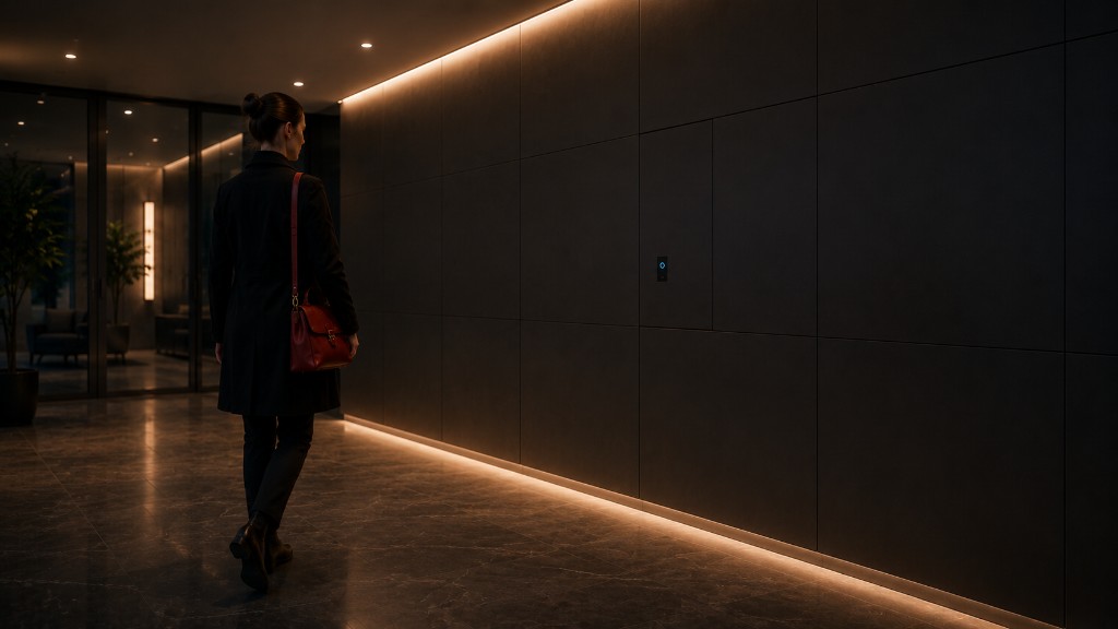 Stanar prilazi integriranom Time Locker zidu u premium interijeru